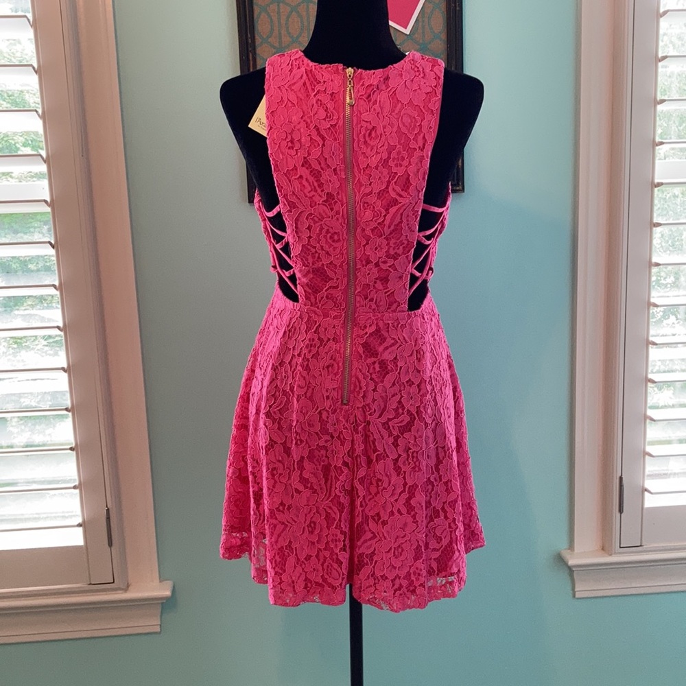 Pink Strappy Dress - Picture 5 of 5